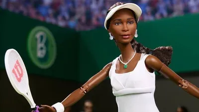 Кукла Барби в образе Винус Уильямс, фото - Новости Zakon.kz от 15.08.2025 03:23