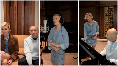 российская певица Полина Гагарина и эстрадный композитор Игорь Крутой, фото - Новости Zakon.kz от 15.08.2025 16:28