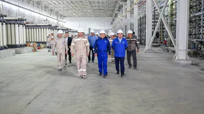 Опресненная вода из Кендерли, фото - Новости Zakon.kz от 15.08.2025 13:29