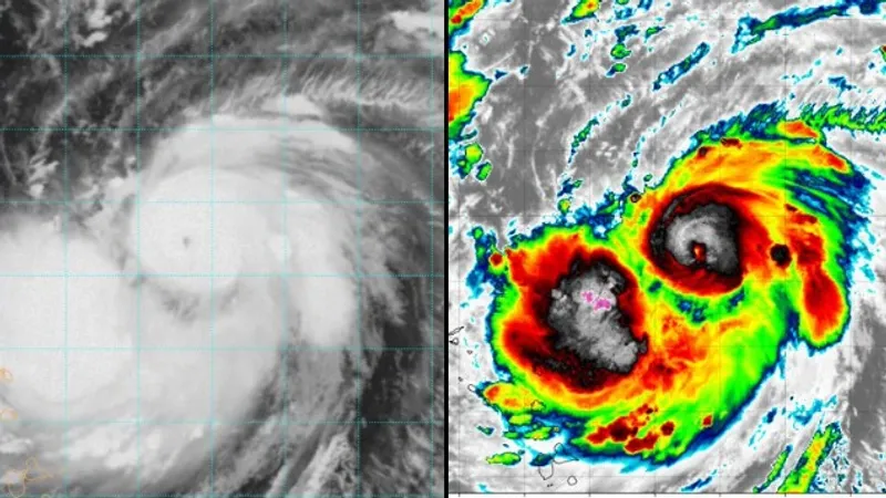Ураган "Эрин" бушует в Атлантическом океане: он усилился до второй категории