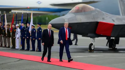 Дональд Трамп и Владимир Путин, фото - Новости Zakon.kz от 16.08.2025 02:15