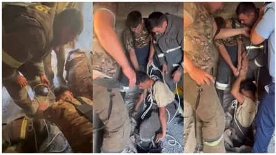 малыш провалился в уличный туалет, фото - Новости Zakon.kz от 16.08.2025 14:08