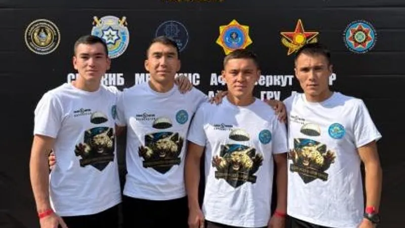Десантники покорили сложнейшую полосу препятствий в Алматы