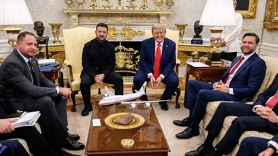 Владимир Зеленский и Дональд Трамп, фото - Новости Zakon.kz от 18.08.2025 22:32