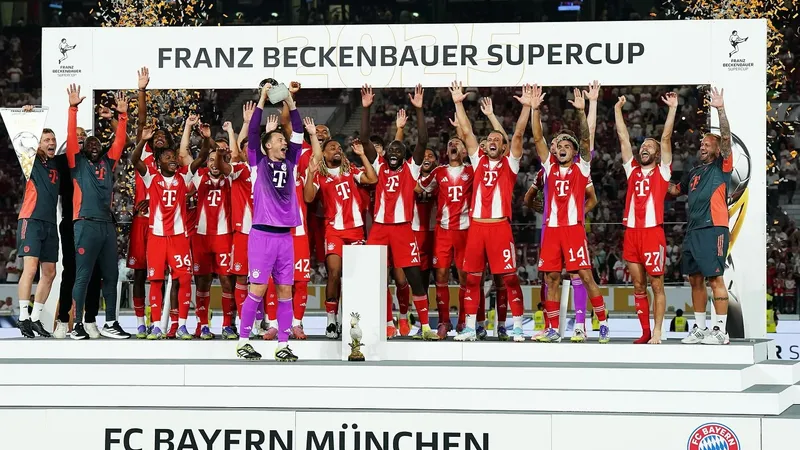 "Бавария" завоевала Суперкубок Германии и установила рекорд немецкого футбола