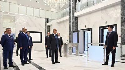 президент РК Касым-Жомарт Токаев, новое здание ДКНБ по Астане, фото - Новости Zakon.kz от 19.08.2025 13:03