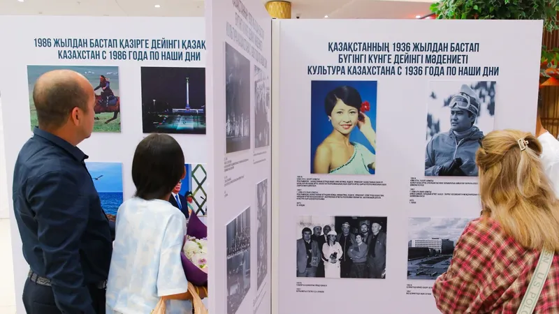 Выставка "История Казахстана в фотографиях Kazinform" открылась в Астане