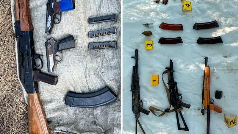 Восьмирегиональная операция: КНБ нашел арсеналы нелегального оружия