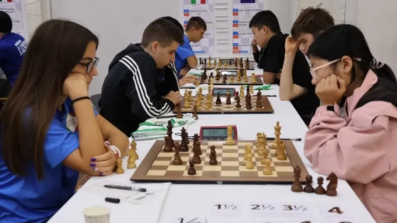 Казахстанские шахматисты укрепили позиции на Всемирной юношеской олимпиаде