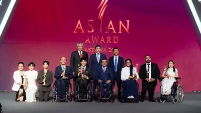 Паралимпийское движение на Asian Award 2025, фото - Новости Zakon.kz от 21.08.2025 15:15