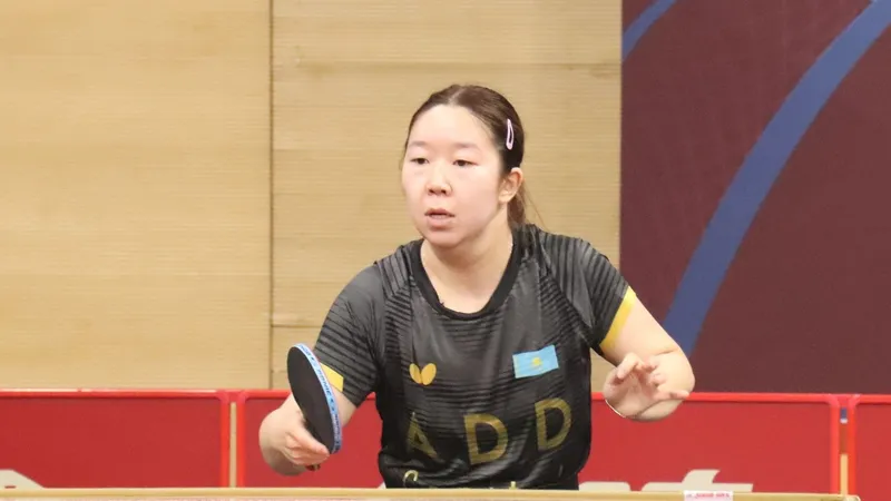 Казахстанка завоевала "бронзу" на турнире по настольному теннису в Болгарии