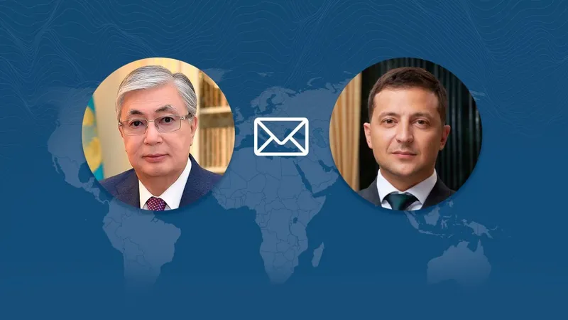 Токаев поздравил президента Украины с Днем независимости