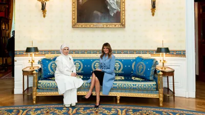 Эмине Эрдоган, Мелания Трамп, фото - Новости Zakon.kz от 24.08.2025 19:00