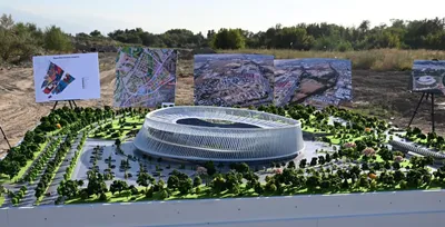 стадион, макет, строительство, Алматы, фото - Новости Zakon.kz от 26.08.2025 10:19