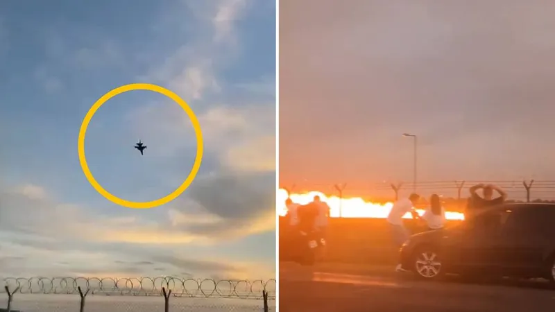 В Польше во время репетиции авиашоу разбился самолет F-16