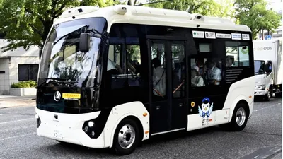 транспорт, беспилотный автобус, фото - Новости Zakon.kz от 30.08.2025 11:17