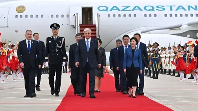 Президент Казахстана прибыл в КНР, фото - Новости Zakon.kz от 30.08.2025 14:00
