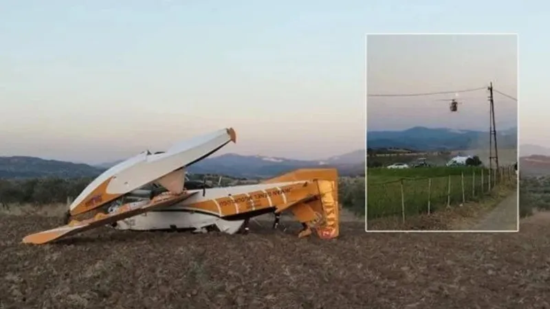 В Турции разбился самолет, тушивший лесной пожар