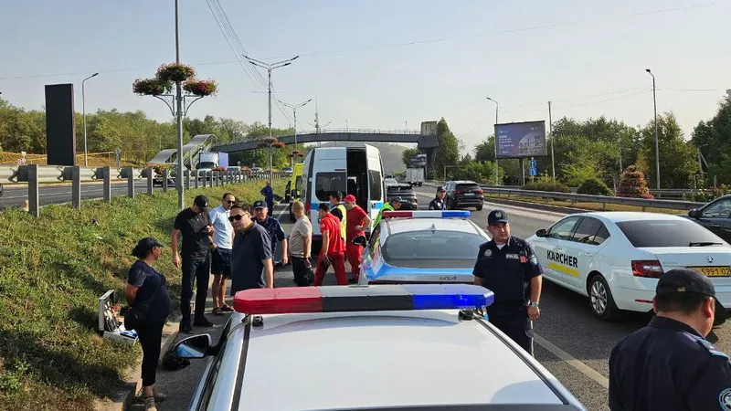 Женщина выбежала на объездную дорогу в Алматы и погибла под колесами машины