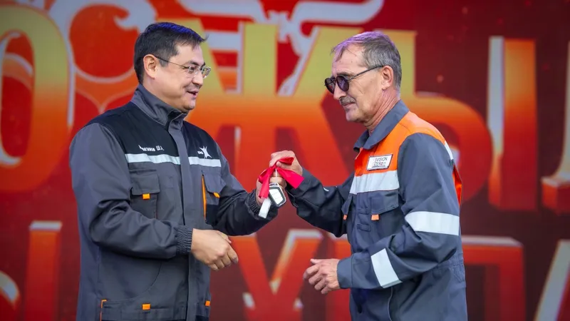 Как отметили День шахтера в ERG