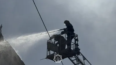 Пожар в Алматы, фото - Новости Zakon.kz от 01.09.2025 17:12