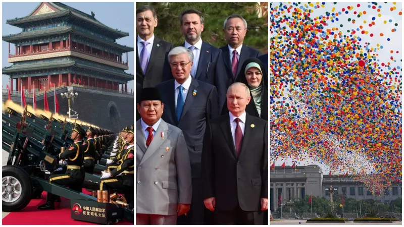 Военная техника, высокие гости и воздушные шары: масштабы парада в Пекине показала Акорда