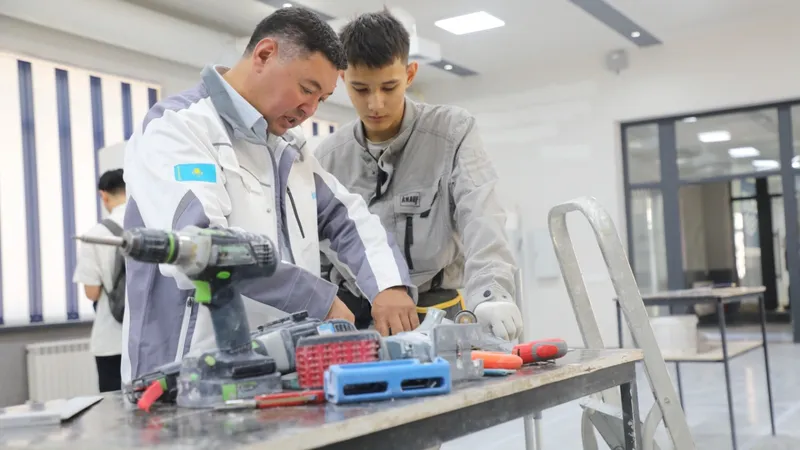 В Алматинском строительно-техническом колледже обучается более 1200 студентов