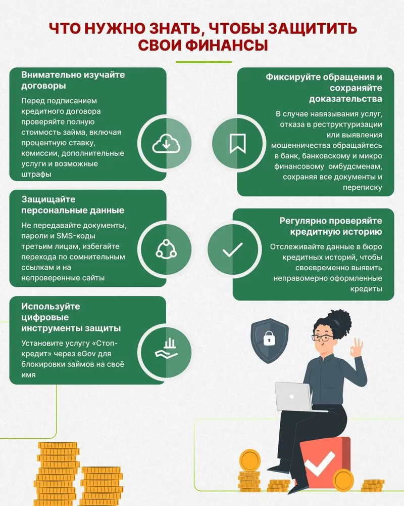 иллюстрация к теме про защиту финансов, фото - Новости Zakon.kz от 04.09.2025 16:52