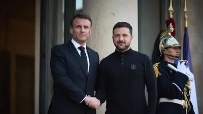 Президенты Франции и Украины, фото - Новости Zakon.kz от 05.09.2025 02:30