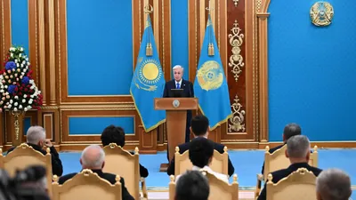 Касым-Жомарт Токаев, поздравление, Казахстан, нефть, работники, фото - Новости Zakon.kz от 05.09.2025 12:10