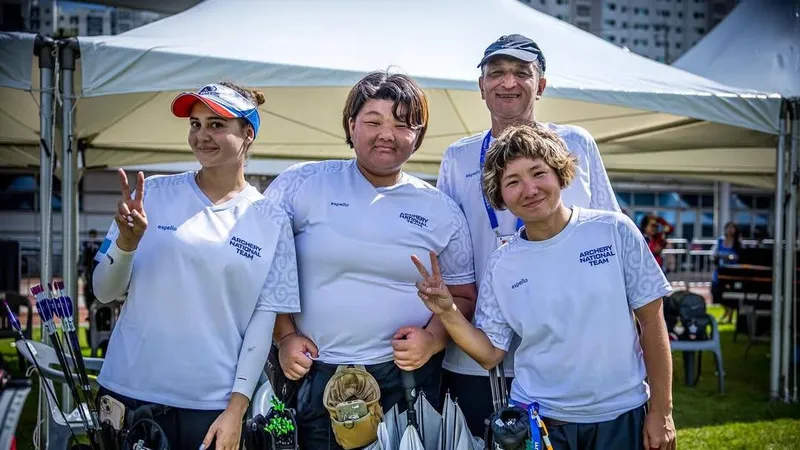 Казахстан завоевал "бронзу" на ЧМ по стрельбе из лука