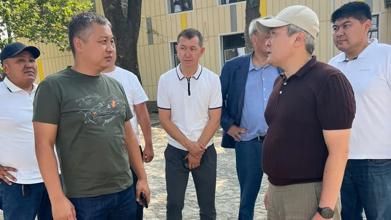 Замакима Алматы проверил стройки школ и детсадов в двух районах города