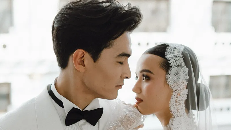 24-летняя Раушан Кудайберген поделилась новыми свадебными фото в честь важного дня