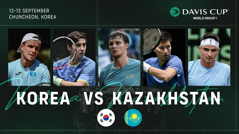 Кубок Дэвиса-2025: известны итоги жеребьевки матча Корея – Казахстан