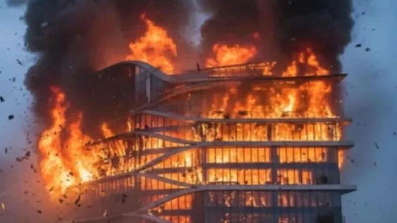 В Непале подожгли отель Hilton