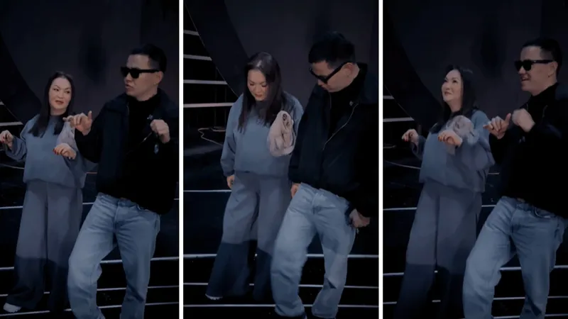 Родная сестра Баян Алагузовой привлекла внимание "диким танцем" с молодым музыкантом