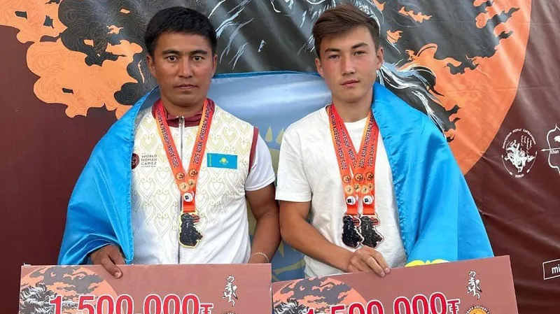 Акмолинец прославил Казахстан на чемпионате Азии по жамбы ату