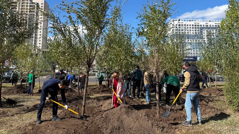 В Астане осенью высадят тысячи деревьев в рамках акции "Таза Қазақстан"