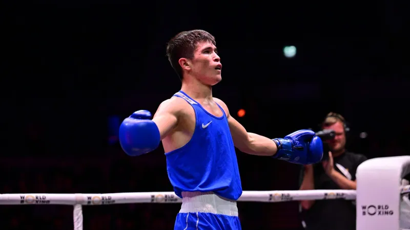 На своем первом ЧМ по боксу Торехан Сабырхан завоевал золотую медаль