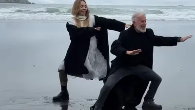 Олег Газманов с женой, фото - Новости Zakon.kz от 16.09.2025 12:19