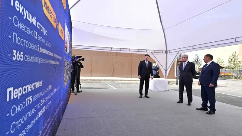 Токаеву представили план будущего Кокшетау