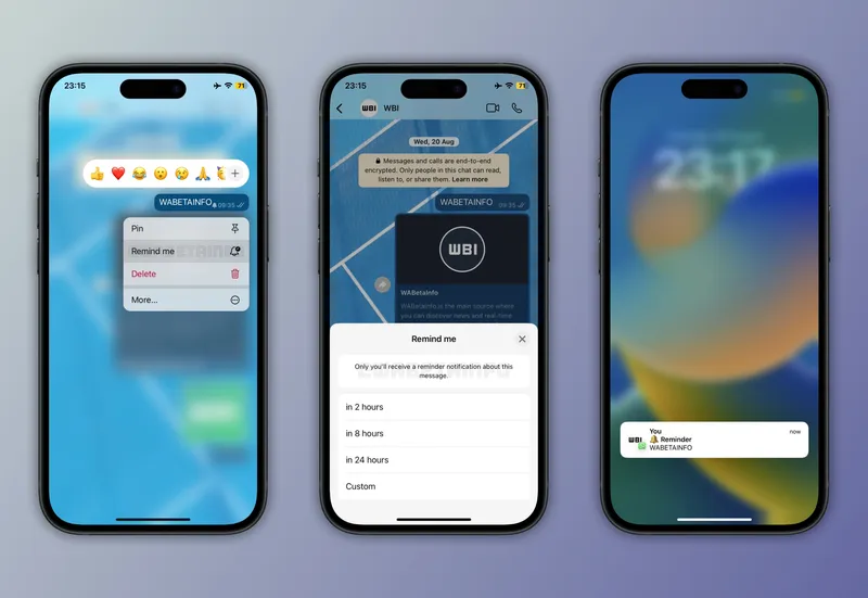 экран телефона с изображением новой функции в ватсапе, фото - Новости Zakon.kz от 17.09.2025 16:59