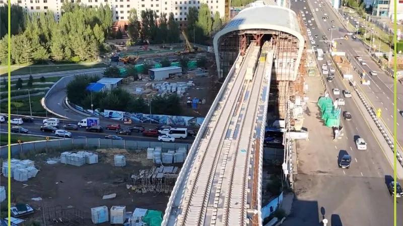 Строительство LRT: в Астане до конца сентября частично закроют перекресток