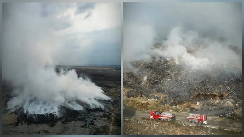 Режим ЧС введен в Алатау из-за пожара на полигоне: что это значит