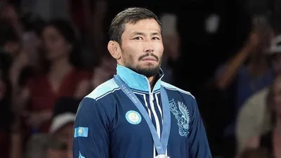 Представитель сборной Казахстана по греко-римской борьбе , фото - Новости Zakon.kz от 19.09.2025 04:21