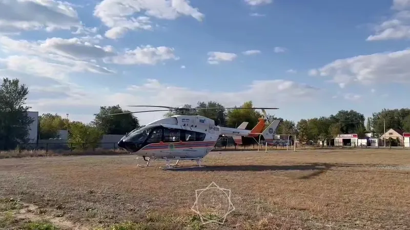 49-летнюю женщину в тяжелом состоянии вертолетом доставили в Усть-Каменогорск