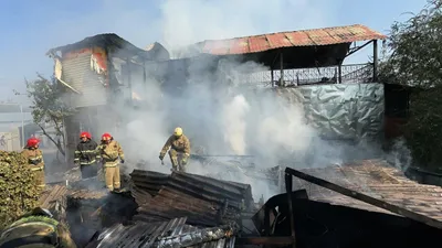 тушение пожара, фото - Новости Zakon.kz от 20.09.2025 15:04