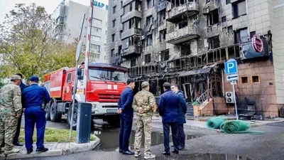 Пожар, Астана, левый берег, ЖК , фото - Новости Zakon.kz от 20.09.2025 23:36