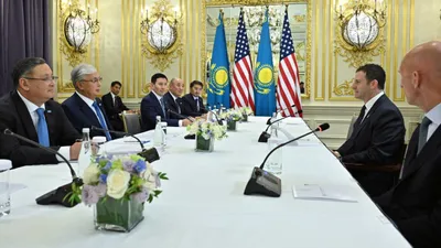  Касым-Жомарт Токаев, Goldman Sachs Global Institute, Джаред Коэн, фото - Новости Zakon.kz от 21.09.2025 20:40