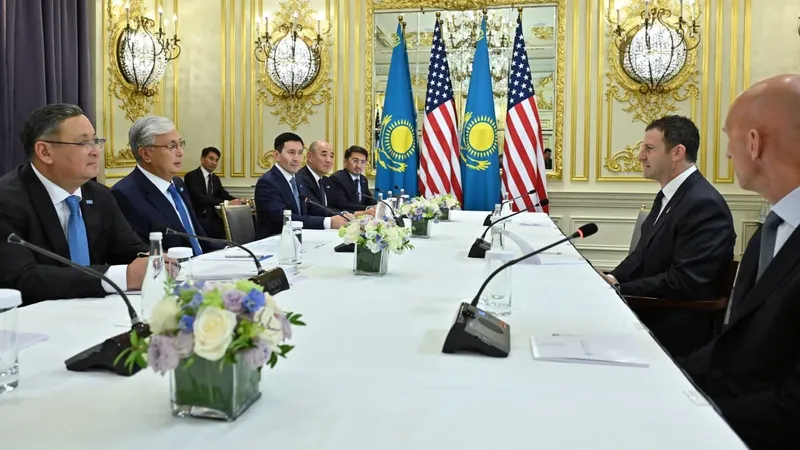  Касым-Жомарт Токаев, Goldman Sachs Global Institute, Джаред Коэн, фото - Новости Zakon.kz от 21.09.2025 20:40